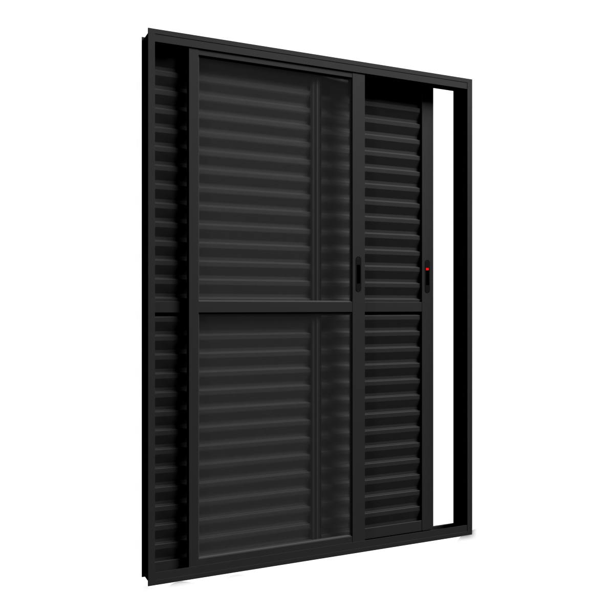 Porta Balcão 3F 120x215 Galvanizada c/travessa R14