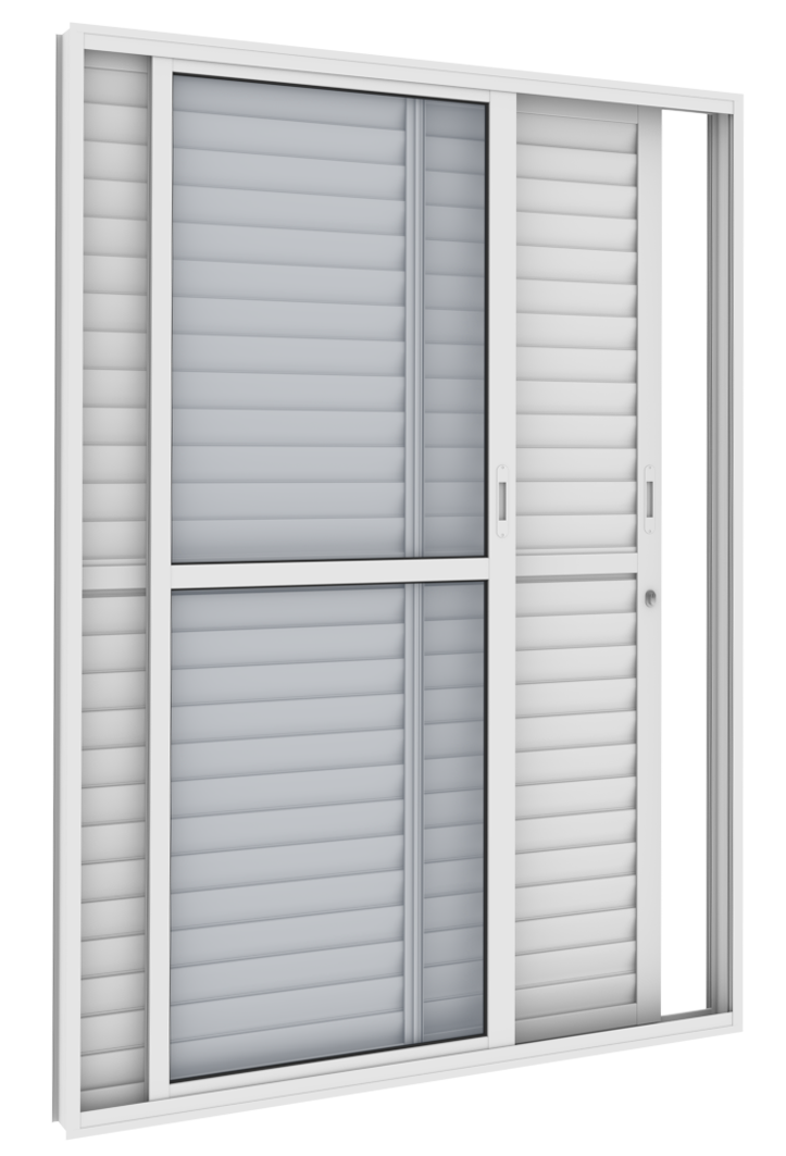 Porta Balcão 3F 120x215 Galvanizada c/travessa R14